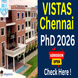 VISTAS Chennai Invites Applications for PhD Admission 2026; Apply Till January 9